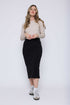 Erin-Luxe Fleece Midi Skirt